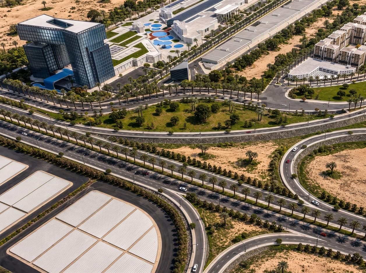 Design of Road & Bridge As Part of Al - Tahleyah Gate Project