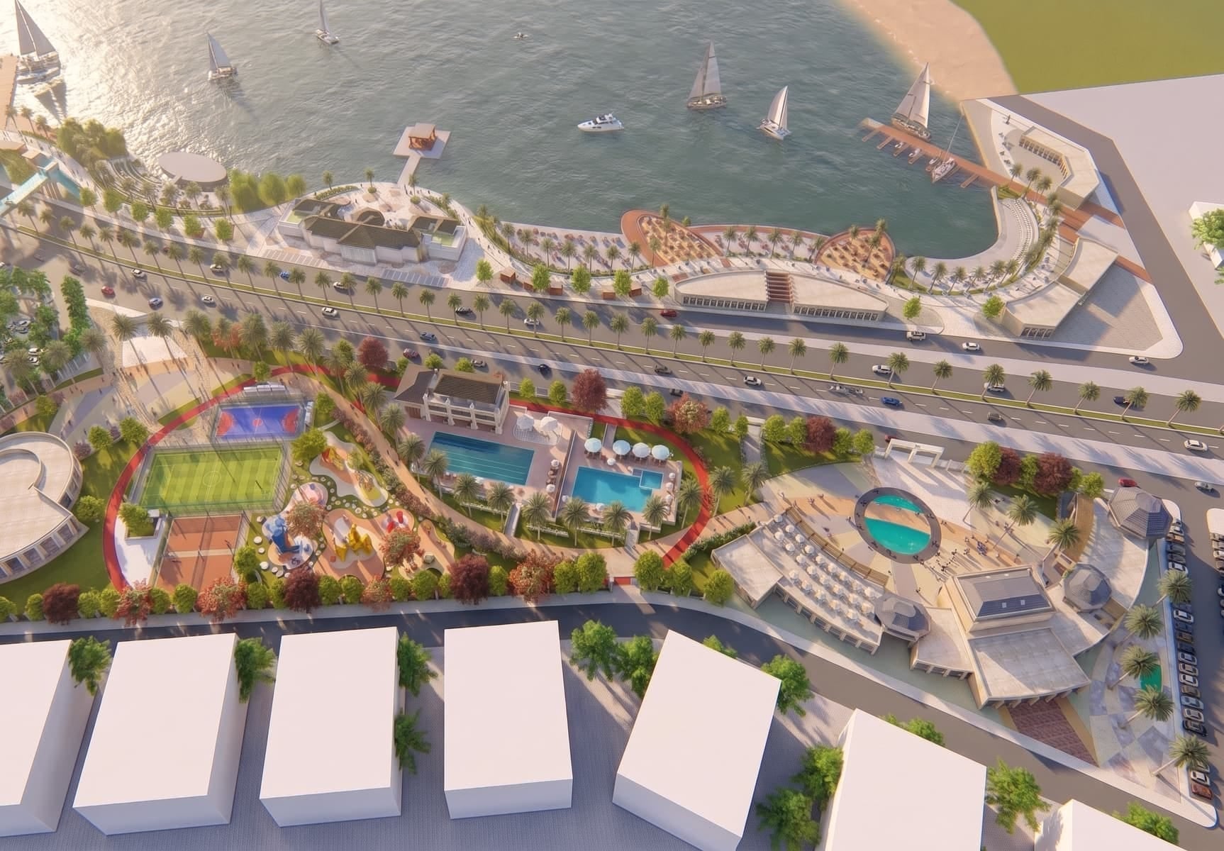 Design of Social Sports Club at Transistor Area