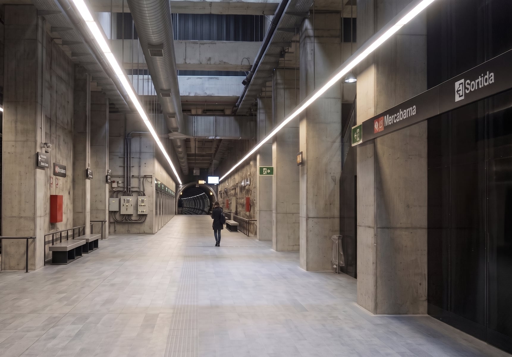 Mercabarna Station, Line 9, Section 1 Barcelona's Subway