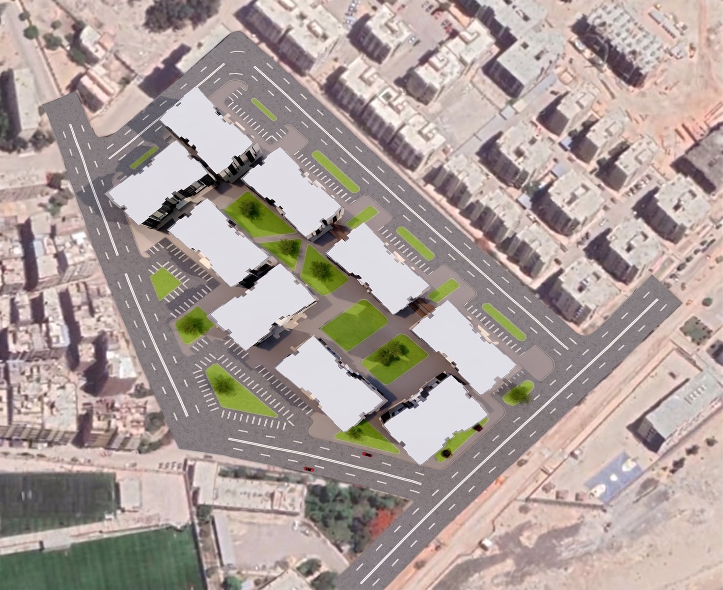 Urban Design and Housing Project Development in the Al - Dawagen