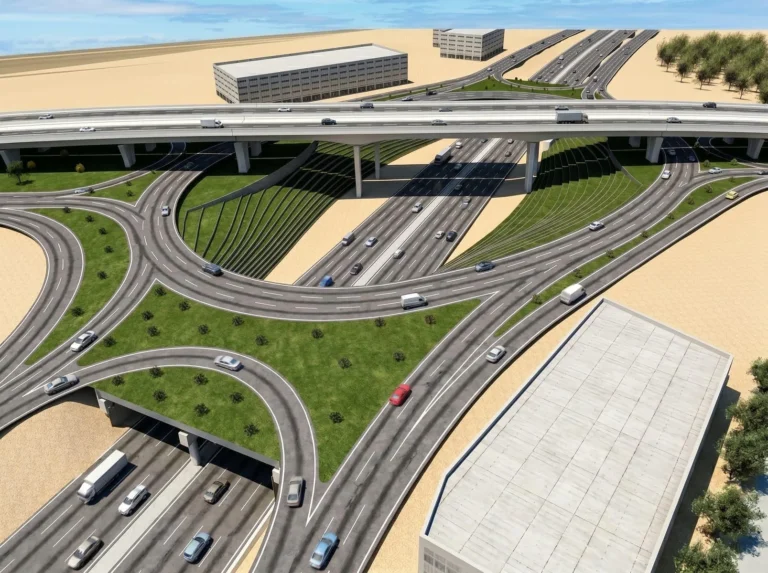 Design of Interchanges in King Abdul - Aziz Road