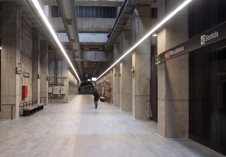 Mercabarna Station, Line 9, Section 1 Barcelona's Subway