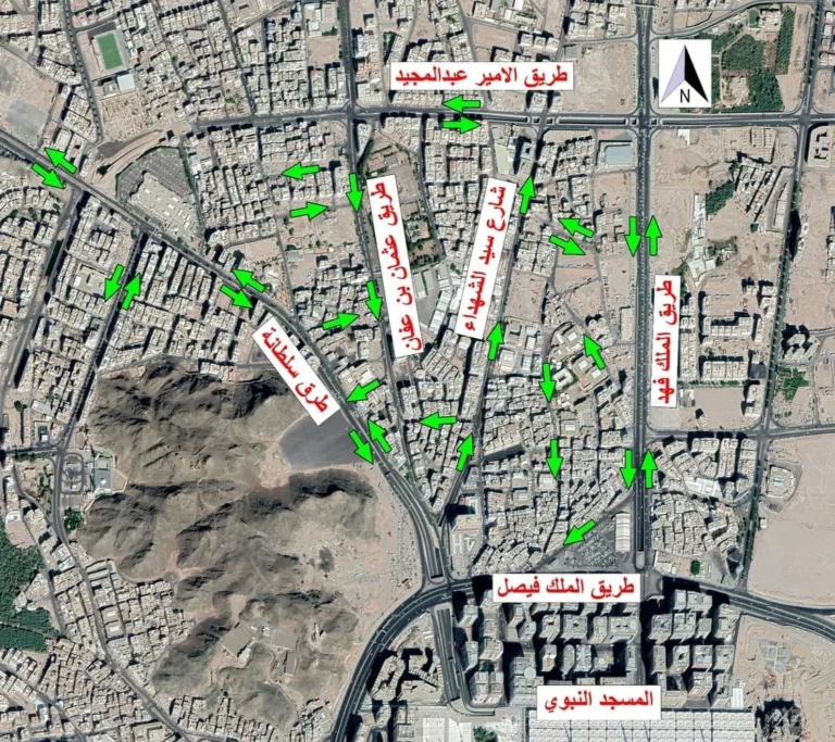 Othman Ibn Affan & Sayed Al - Shuhadaa Roads Traffic Improvement