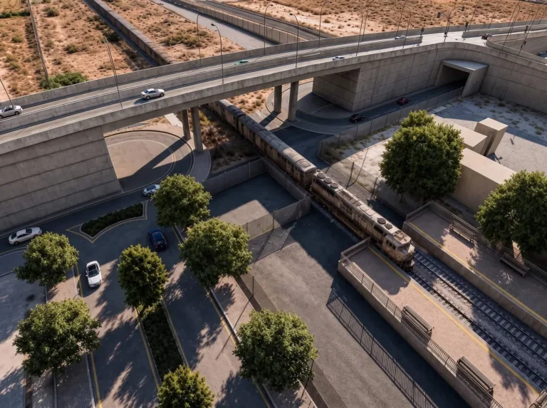 Riyadh & Dammam Concrete Bridges Over Saudi Railway (line 2)